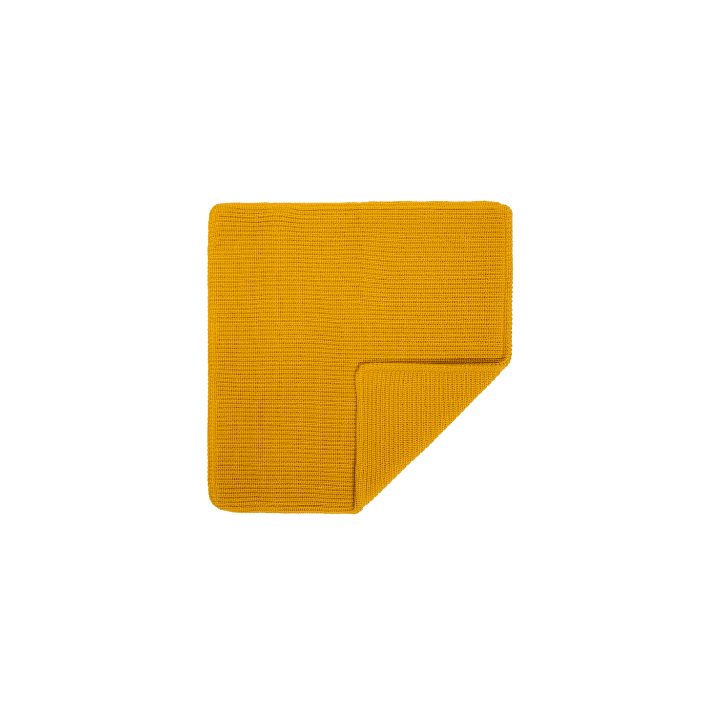 Cover 45x45 | Knitted Ocher Yellow