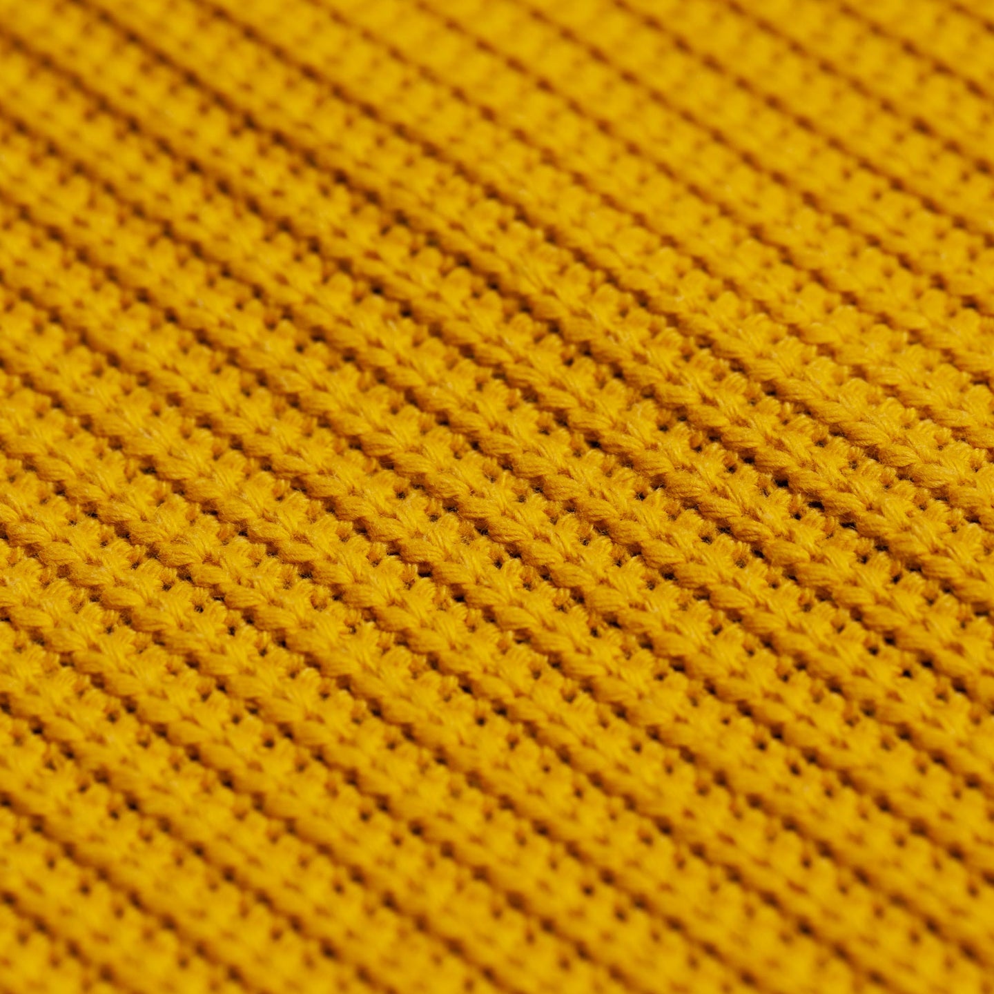 Cover 45x45 | Knitted Ocher Yellow